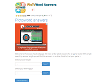 Tablet Screenshot of pictowords.com